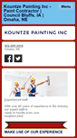 Mobile Screenshot of kountzepainting.com